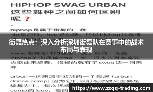 街舞热点：深入分析深圳街舞队在赛事中的战术布局与表现
